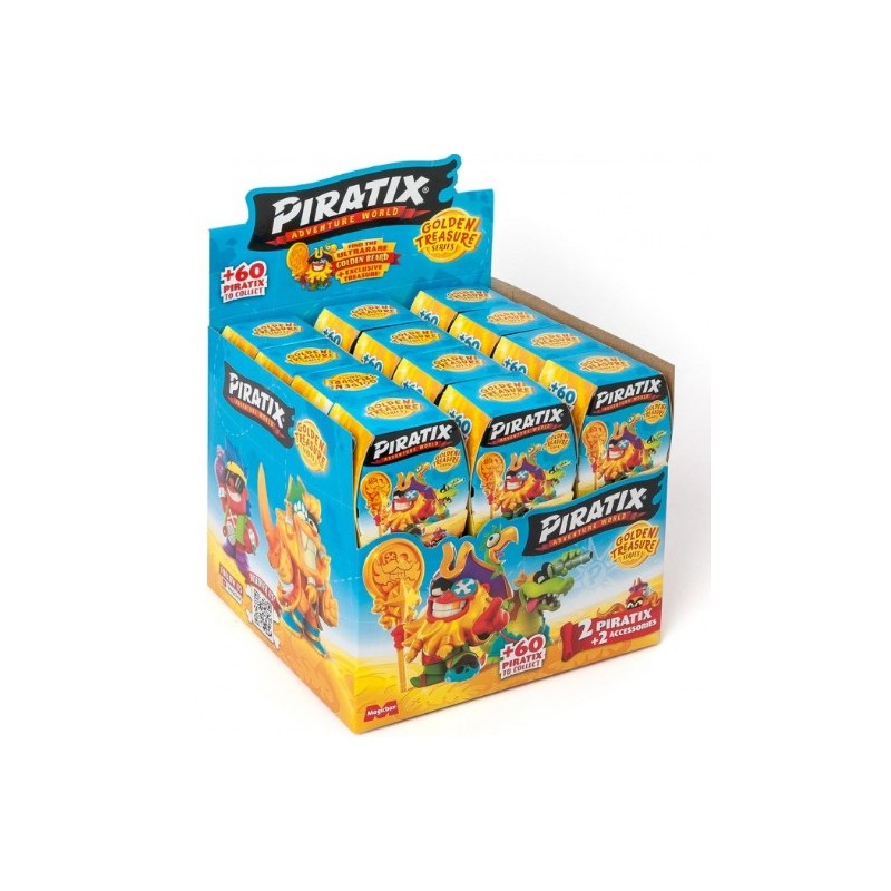 PIRATIX GOLDEN TREASURE TWO PACK (EXP 24) - Magicbox - Juguetes Junior