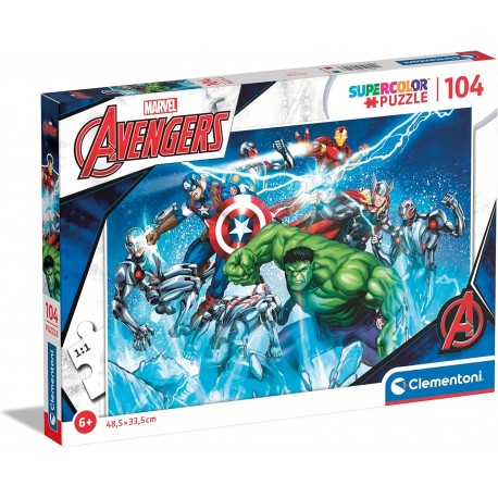Puzzle Avengers 104 Piezas.- Super Color