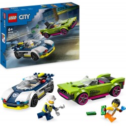 Coche de Policía y Potente Deportivo - Lego City