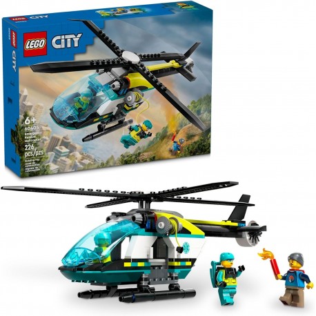 Helicóptero de Rescate para Emergencias - Lego City