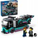 Coche de Carreras y Camión de Transporte - LEGO City