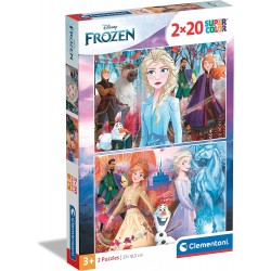 Puzzles Frozen 2 2x20 pzas - Super Color