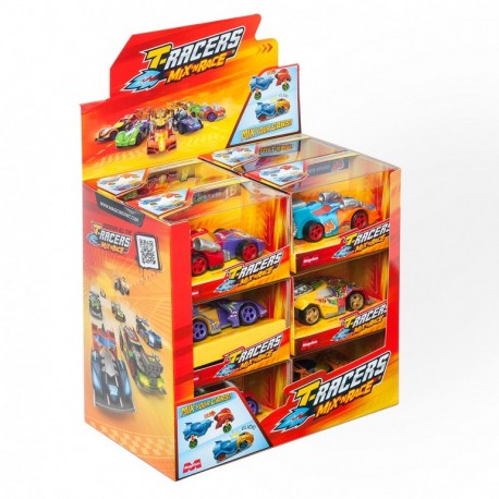 T-RACERS MIX ´N RACE Pack 1 Window Box - EXP 12 unidades