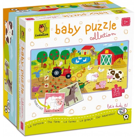 Puzzle La granja Baby Collection - Ludattica