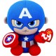 TY CAPITAN AMERICA 15cm - Beanie Babies - Peluches