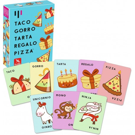 TACO, GORRO TARTA, REGALO, PIZZA - Ludilo