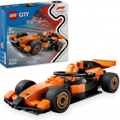 Piloto de F1 con Coche McLaren - Lego