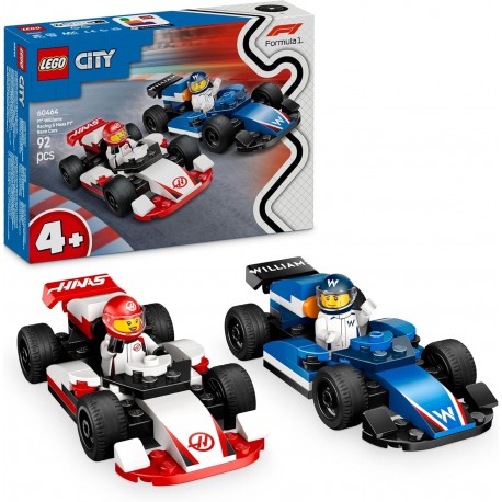Coches de F1 Williams Racing y Haas F1- Lego City