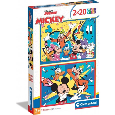 Puzzle Mickey Disney 2x20pzs - Clementoni