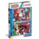 Puzzle Sonic 2 x 60 piezas Super Color - Puzzles Clementoni