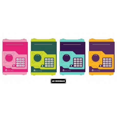 Caja Fuerte Hucha 2 Colores Surtida - Alex Bog Roymart