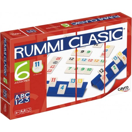 Juego RUMMI Clásico 6 Jugadores Grande - Cayro