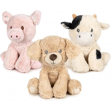 Peluches Animalitos Granja 30 cm - Famosa Softies