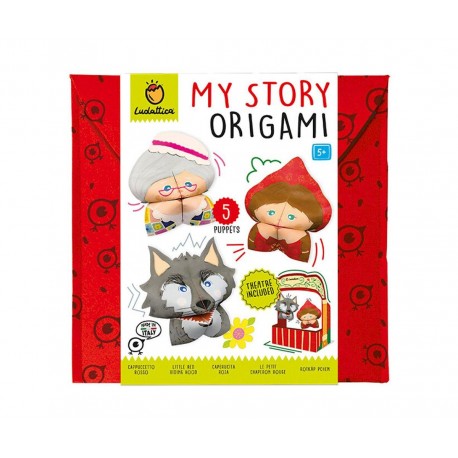 Origami Caperucita Roja Juego de Construcción - Ludattica