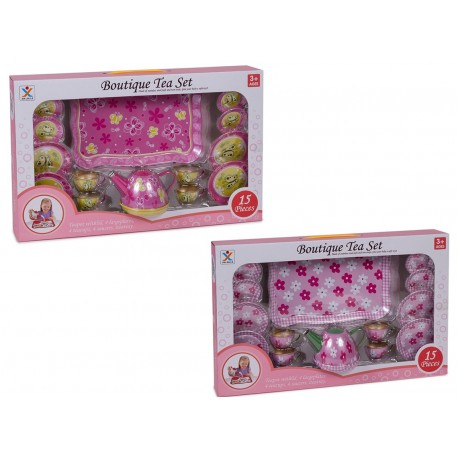 Juego de Te Metal Colores Surtidos - Juguetes