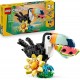 Fauna Salvaje: Tucan Tropical (3 juguetes en 1- Lego Creator