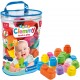 CLEMMY Bolsa de 20 Piezas Blanditas Construcción - Clementoni Baby