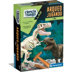 Arqueojugando T-REX Fluorescente - Clementoni