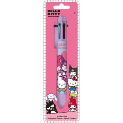 Boligrafo 6 Colores Hello Kitty & Friends - Kids Juguetes