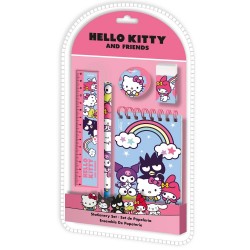 Blister Papeleria Hello Kitty and Friends 5pzs - Kids Juguetes