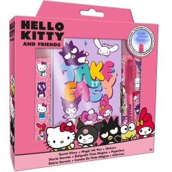 Diario + boligrafo magico Hello Kitty and Friends - Kids Juguetes