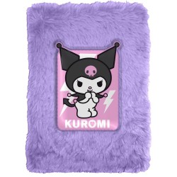 Cuaderno peluche Kuromi Hello Kitty - Kids Juguetes