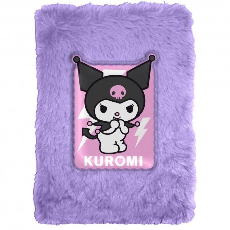 Cuaderno peluche Kuromi Hello Kitty - Kids Juguetes