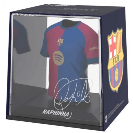 Figura mini camiseta RAPHINHA FC Barcelona en Caja - Futbol