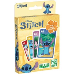 Nueva Baraja STITCH Shuffle 4 juegos en 1 - Cartas Naipes Fournier