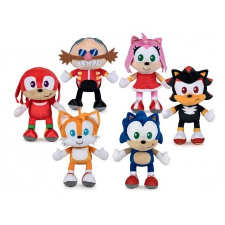 Peluche Sonic Cute y Amigos 6 surtidos 22 cm - Peluches