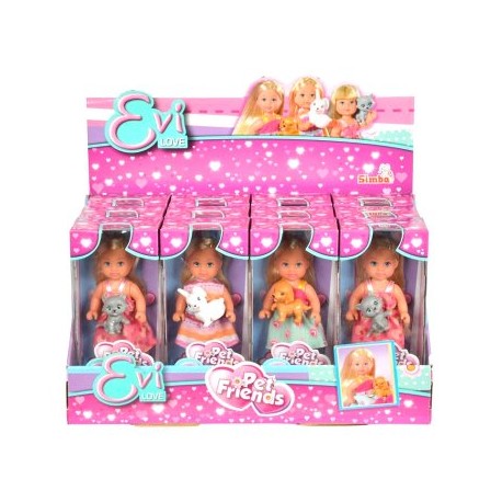 Muñeca EVI Love Animalitos 3 Modelos (exp 12) - Juguetes