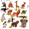 Conjunto 12 Figuras Zoo Collection Infantil Animales Salvajes