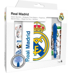Diario + Boligrafo magico Real Madrid - Kids Juguetes