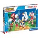 Puzzle Infantil 104 Piezas Sonic - Super Color - Clementoni