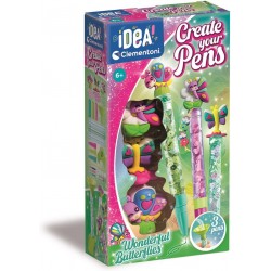 Crea tus propios boligrafos 3 modelos- Create your Pen -Expositores Clementoni