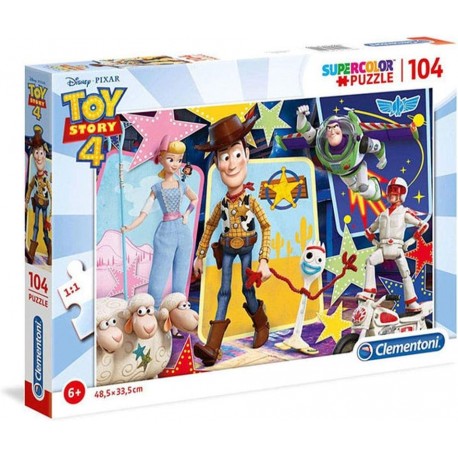Puzzle Toy Story 104 pzs. Super Color - Puzzles Clementoni