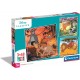 Puzzles Clasicos Disney 3 x 48 piezas - Super Color Clementoni