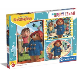 Puzzles Paddington 3 x 48 pzas - Super Color Clementoni