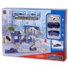 Parking Policía garaje con coches y helicóptero - Juguetes