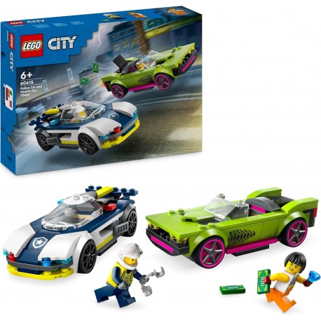 Coche de Policia y Potente Deportivo - LEGO City