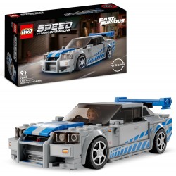 Nissan Skyline GT-R (R34) de Fast & Furious 2 - Lego Speed Champions