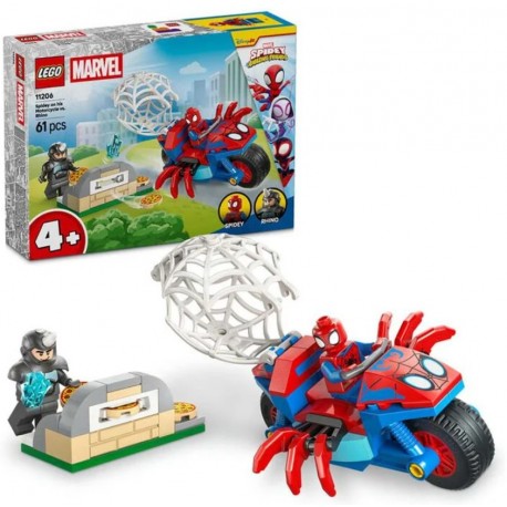 Spidey en su Moto vs. Rino - LEGO Spidey Marvel