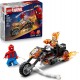 Spider-Man vs. Moto del Motorista Fantasma - Lego Marvel