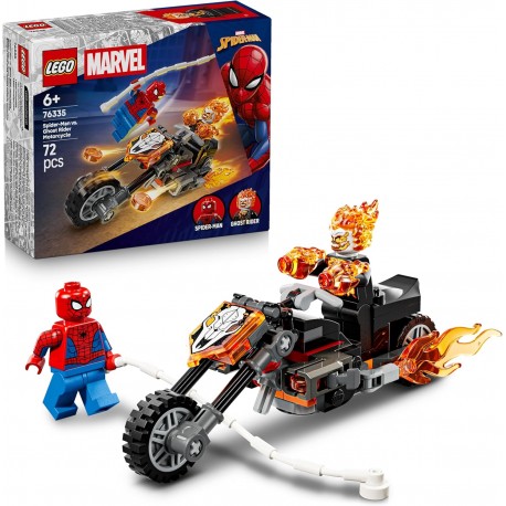 Spider-Man vs. Moto del Motorista Fantasma - Lego Marvel