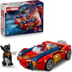 Coche de Spider-Man vs. Lobezno Venomizado - Lego Marvel