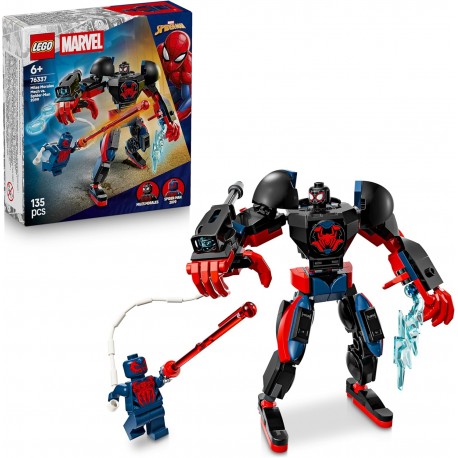 Armadura Robótica de Miles Morales vs. Spider-Man 2099 - Lego Marvel