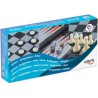 Ajedrez - Damas - Backgammon Magnético - Juego 3 en 1 Portátil - Cayro