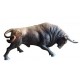 Toro Bravo Castaño Embistiendo - Deqube