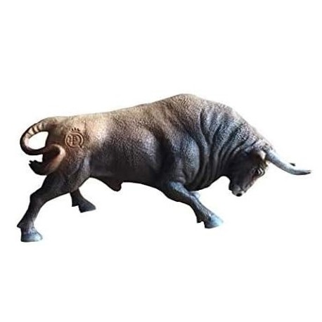 Toro Bravo Castaño Embistiendo - Deqube