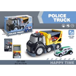 CAMIÓN POLICIA GRUA CON LUZ Y SONIDO - Roymart